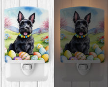 Load image into Gallery viewer, Scottish Terrier Easter Egg Hunt Ceramic Night Light