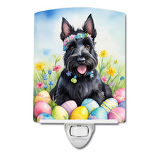 Load image into Gallery viewer, Scottish Terrier Easter Egg Hunt Ceramic Night Light