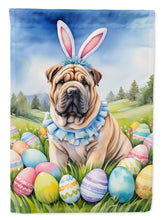 Load image into Gallery viewer, Shar Pei Easter Egg Hunt House Flag