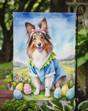 Load image into Gallery viewer, Sheltie Shetland Sheepdog Easter Garden Flag - Easter Egg Hunt - Dog-Themed Spring Yard Decor