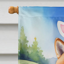 Load image into Gallery viewer, Shiba Inu Easter Egg Hunt House Flag