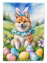 Load image into Gallery viewer, Shiba Inu Easter Egg Hunt House Flag