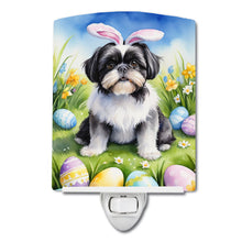 Load image into Gallery viewer, Shih Tzu Easter Egg Hunt Ceramic Night Light