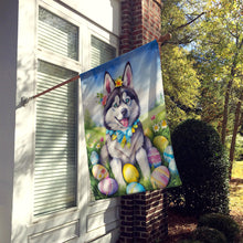 Load image into Gallery viewer, Siberian Husky Easter Egg Hunt House Flag