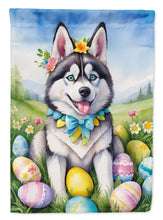 Load image into Gallery viewer, Siberian Husky Easter Egg Hunt House Flag