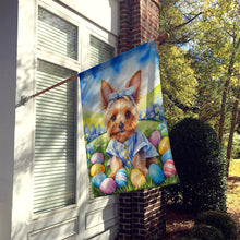 Load image into Gallery viewer, Silky Terrier Easter Egg Hunt House Flag