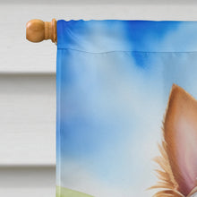 Load image into Gallery viewer, Silky Terrier Easter Egg Hunt House Flag