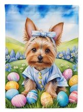 Load image into Gallery viewer, Silky Terrier Easter Egg Hunt House Flag
