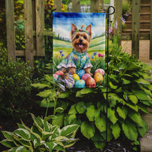 Load image into Gallery viewer, Silky Terrier Easter Garden Flag - Easter Egg Hunt - Dog-Themed Spring Yard Decor