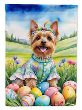 Load image into Gallery viewer, Silky Terrier Easter Garden Flag - Easter Egg Hunt - Dog-Themed Spring Yard Decor