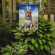 Load image into Gallery viewer, Staffordshire Bull Terrier Easter Garden Flag - Easter Egg Hunt - Dog-Themed Spring Yard Decor