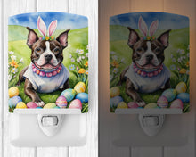 Load image into Gallery viewer, Staffordshire Bull Terrier Easter Egg Hunt Ceramic Night Light