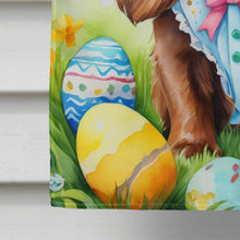 Load image into Gallery viewer, Sussex Spaniel Easter Egg Hunt House Flag