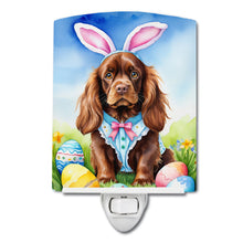 Load image into Gallery viewer, Sussex Spaniel Easter Egg Hunt Ceramic Night Light