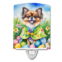Load image into Gallery viewer, Tibetan Spaniel Easter Egg Hunt Ceramic Night Light