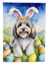 Load image into Gallery viewer, Tibetan Terrier Easter Garden Flag - Easter Egg Hunt - Dog-Themed Spring Yard Decor