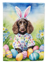 Load image into Gallery viewer, Water Spaniel Easter Egg Hunt House Flag