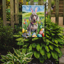Load image into Gallery viewer, Weimaraner Easter Garden Flag - Easter Egg Hunt - Dog-Themed Spring Yard Decor