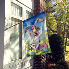 Load image into Gallery viewer, Weimaraner Easter Egg Hunt House Flag