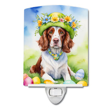 Load image into Gallery viewer, Welsh Springer Spaniel Easter Egg Hunt Ceramic Night Light