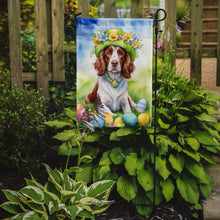 Load image into Gallery viewer, Welsh Springer Spaniel Easter Garden Flag - Easter Egg Hunt - Dog-Themed Spring Yard Decor