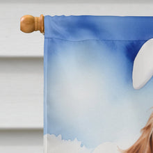 Load image into Gallery viewer, Welsh Springer Spaniel Easter Egg Hunt House Flag