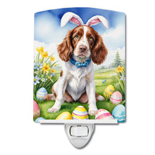 Load image into Gallery viewer, Welsh Springer Spaniel Easter Egg Hunt Ceramic Night Light