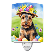 Load image into Gallery viewer, Welsh Terrier Easter Egg Hunt Ceramic Night Light