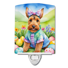 Load image into Gallery viewer, Welsh Terrier Easter Egg Hunt Ceramic Night Light