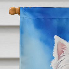 Load image into Gallery viewer, Westie Easter Egg Hunt House Flag