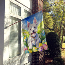 Load image into Gallery viewer, Westie Easter Egg Hunt House Flag