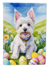 Load image into Gallery viewer, Westie Easter Egg Hunt House Flag