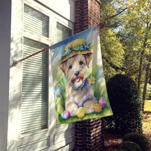 Load image into Gallery viewer, Wheaten Terrier Easter Egg Hunt House Flag