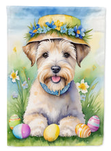 Load image into Gallery viewer, Wheaten Terrier Easter Garden Flag - Easter Egg Hunt - Dog-Themed Spring Yard Decor