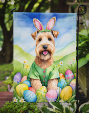 Load image into Gallery viewer, Wheaten Terrier Easter Garden Flag - Easter Egg Hunt - Dog-Themed Spring Yard Decor