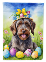 Load image into Gallery viewer, Wirehaired Pointing Griffon Easter Egg Hunt House Flag