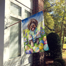 Load image into Gallery viewer, Wirehaired Pointing Griffon Easter Egg Hunt House Flag