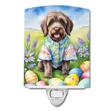 Load image into Gallery viewer, Wirehaired Pointing Griffon Easter Egg Hunt Ceramic Night Light