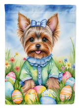Load image into Gallery viewer, Yorkshire Terrier Easter Egg Hunt House Flag