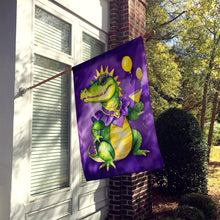 Load image into Gallery viewer, Alligator Mardi Gras House Flag