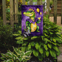Load image into Gallery viewer, Alligator Mardi Gras Garden Flag – Decorative Garden Flag by Caroline's Treasures