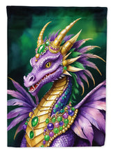 Load image into Gallery viewer, Dragon King of Mardi Gras Garden Flag – Decorative Garden Flag by Caroline's Treasures