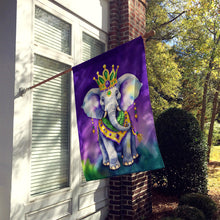 Load image into Gallery viewer, Elephant King of Mardi Gras House Flag