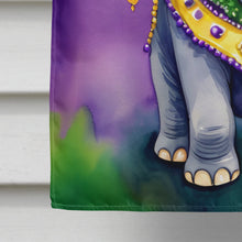 Load image into Gallery viewer, Elephant King of Mardi Gras House Flag
