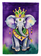 Load image into Gallery viewer, Elephant King of Mardi Gras Garden Flag – Decorative Garden Flag by Caroline's Treasures