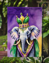 Load image into Gallery viewer, Elephant King of Mardi Gras Garden Flag – Decorative Garden Flag by Caroline's Treasures