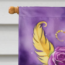 Load image into Gallery viewer, Fleur de lis Mardi Gras House Flag
