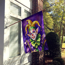 Load image into Gallery viewer, Jester Mardi Gras House Flag