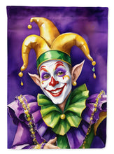 Load image into Gallery viewer, Jester Mardi Gras House Flag