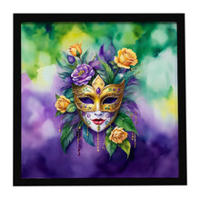Load image into Gallery viewer, Mask Mardi Gras Framed Metal Print